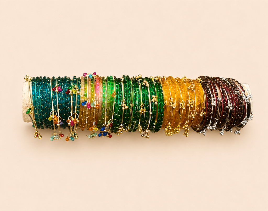 Personalised Kashmiri bangle box set for weddings and festivals