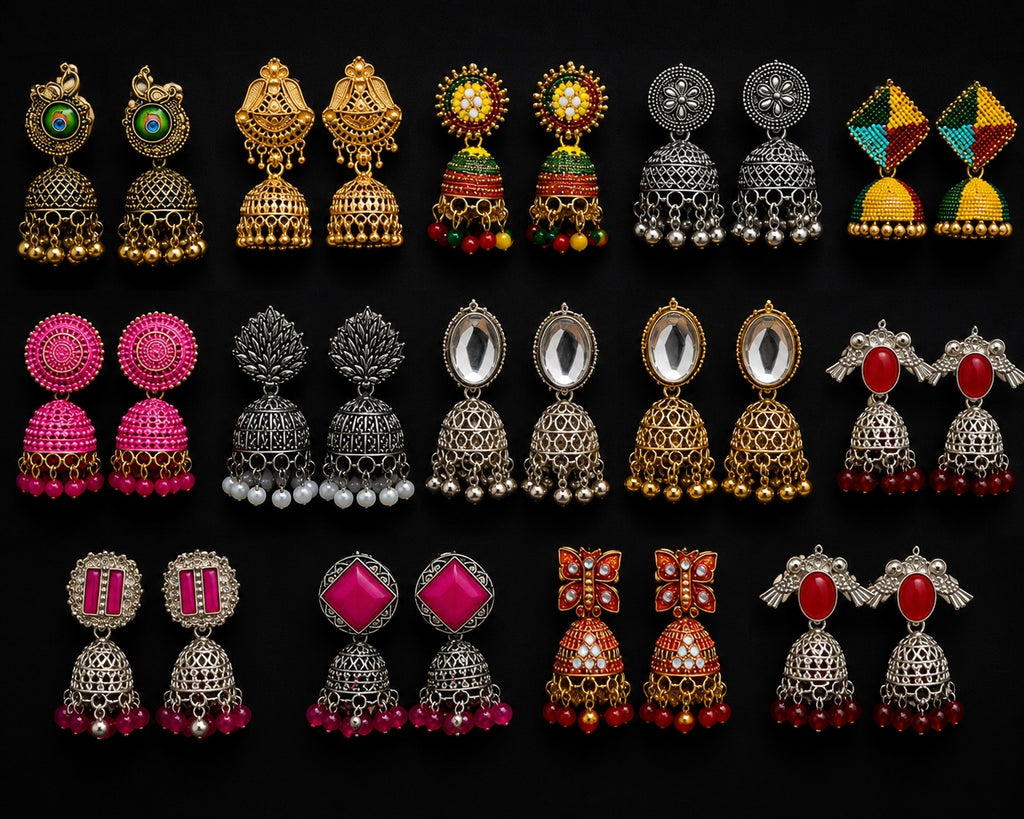 Ethnic & Modern Earrings Combo Box