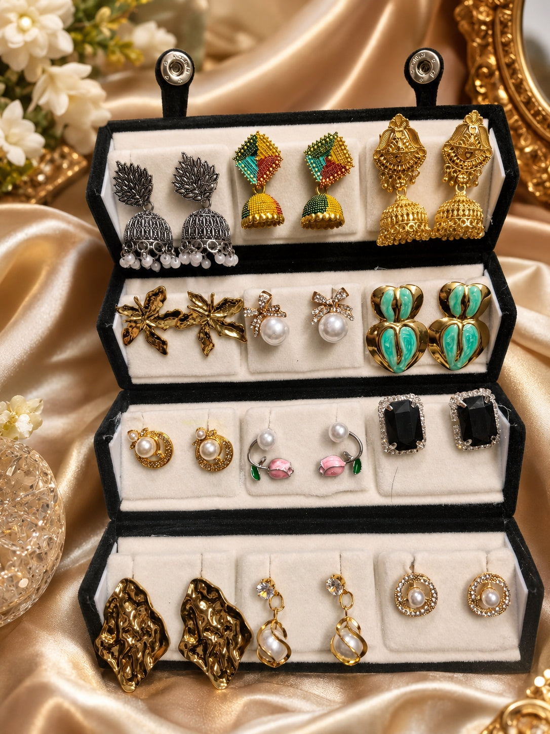 Women earrings box premium jewellery gift set by Velvet Petals